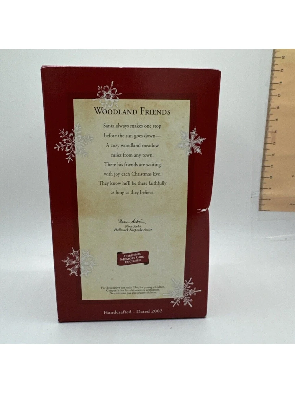 2002 Hallmark Keepsake Santa Woodland Friends Ornament With Box